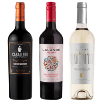 Caballero de la Cepa Cabernet Sauvignon 2019 - Finca Lalande Red Wine Blend 2021 - Quinto Reserva Sauvignon Blanc 2021 x 3 botellas
