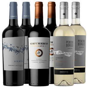 Anaia Cabernet Sauvignon 2018 - Gauchezco Reserve Malbec Cabernet Sauvignon - Penedo Borges Cepas Sauvignon Blanc 2022