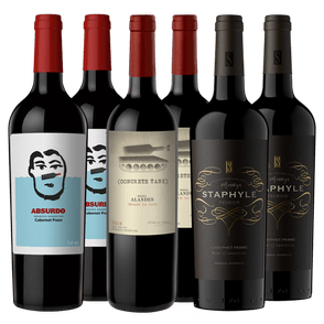 Absurdo Cabernet Franc 2019 - Alandes Concrete Tank Unoaked Red Blend 2019 - Staphyle Premium Cabernet Franc 2019